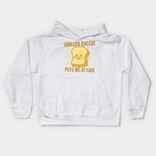 Grilled Cheese Cheesey Comfort Food Sandwich Kids Hoodie